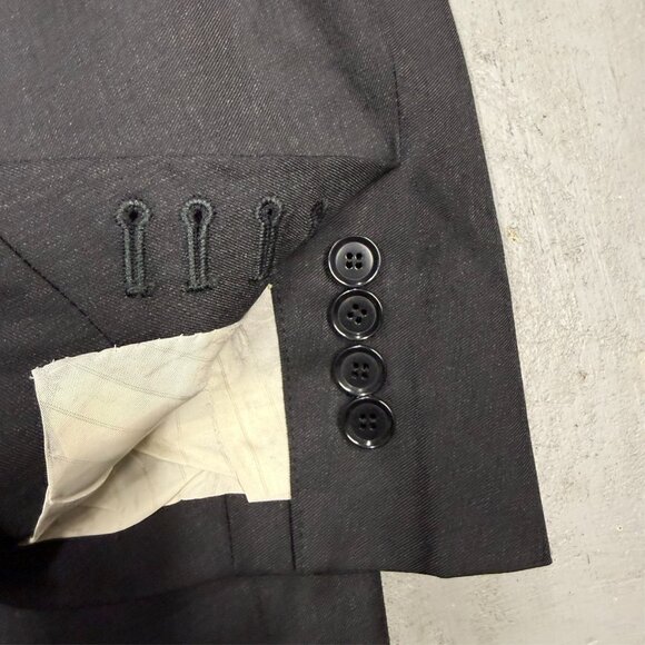 Pal Zileri Blazer Loro Piana Tasmanian 120s Wool Sport Coat Made in Italy 44 R - Picture 5 of 10